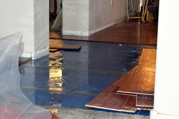 Professional Burst Pipe Cleanup technician working in Rosedale, CA